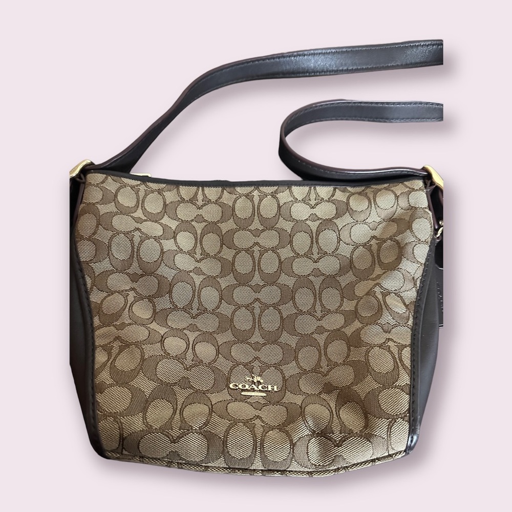 Coach Logo Shoulder Crossbody Bag